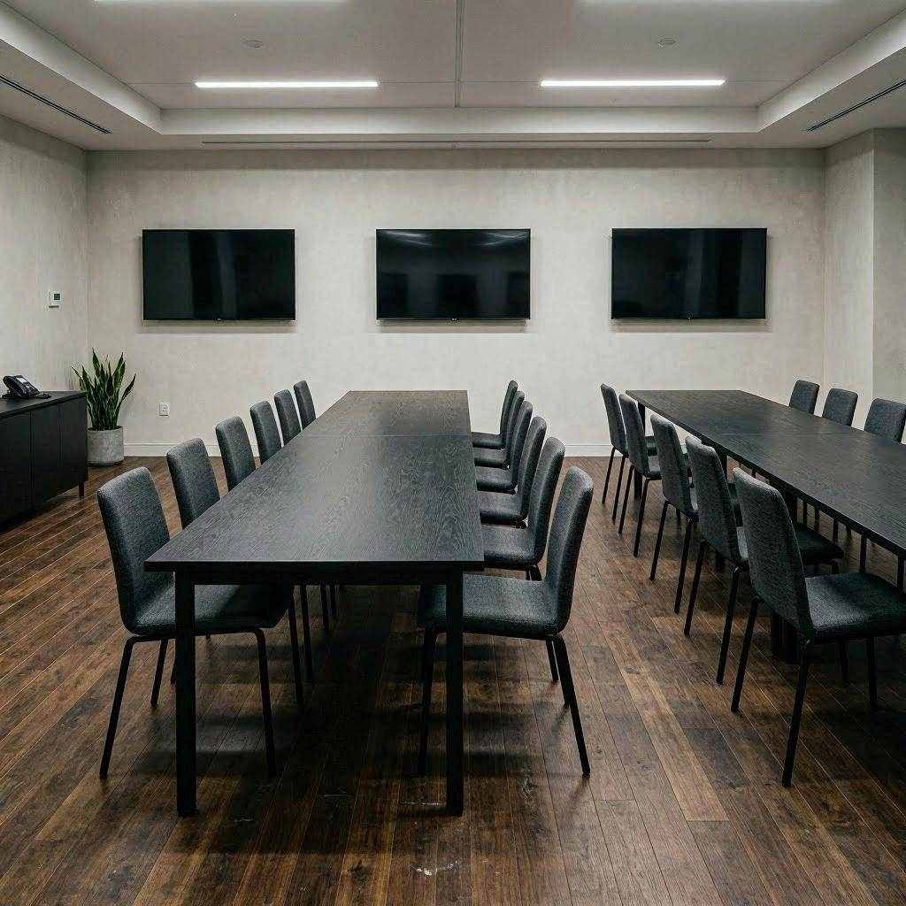 会议预约冲突反复出现时客服团队的写字楼办公视频会议空间配置该由谁负责复盘